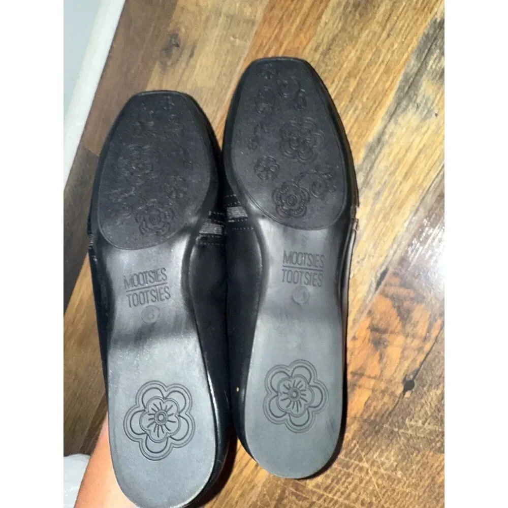 Mootsies Tootsies Black Mary Jane Flats